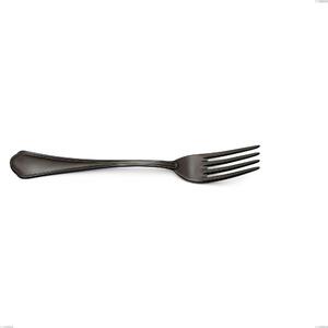 Forchetta tavola Domus Black , Acciaio 18/10 trattamento PVD, spessore 3 mm, lunghezza 205 mm