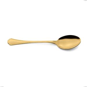 Cucchiaio da servizio Domus Gold, Acciaio 18/10, lunghezza 240 mm spessore 3 mm trattamento PVD Gold