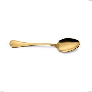 Cucchiaio tavola Domus Gold, Acciaio 18/10, lunghezza 205 mm spessore 3 mm trattamento PVD Gold