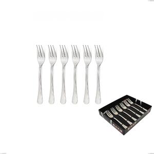Confezione vetrina 6 pezzi forchettine dolce Eden, inox 18.10 (AISI304) , spessore 3.0 mm