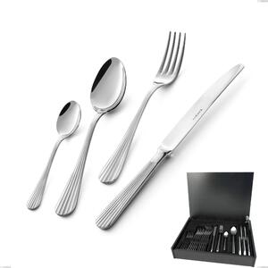 Servizio di posate 24 pezzi in astuccio di legno Eden, inox 18.10 (AISI304) , spessore 3.0 mm