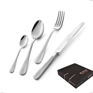 Set di posate 75 pezzi Eden in confezione regalo, inox 18.10 (AISI304) , spessore 3.0 mm
