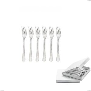 Confezione a libro 6 pezzi forchette dolce Eden, inox 18.10 (AISI304) , spessore 3.0 mm
