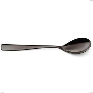 Cucchiaio tavola EtoIle PVD Black, Acciaio 18/10 lucido, spessore 4 mm, lunghezza 220 mm, PVD black