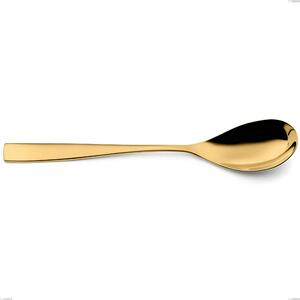 Cucchiaio da servizio Etoile PVD Gold, Acciaio 18/10 lucido, spessore 4 mm, lunghezza 260 mm, pvd oro