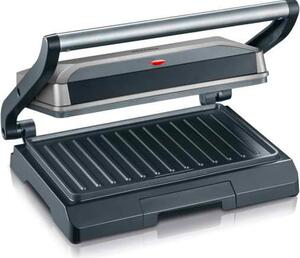 Severin Bistecchiera Elettrica Doppia piastra Antiaderente Potenza 800 Watt - KG 2394