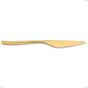 Coltello tavola Etoile PVD Gold, Acciaio 18/10 lucido, spessore 4 mm, lunghezza 235 mm, pvd oro