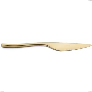 Coltello frutta Etoile PVD Sabbiato Champagne, Acciaio 18/10 sabbiato, spessore 4 mm, lunghezza 206 mm, pvd champagne