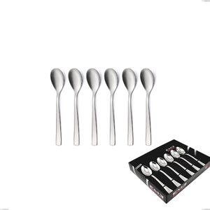 Confezione vetrina 6 pezzi caff� etoile sabbiato, Acciaio inox 18/10 18/10 (AISI304) sabbiato