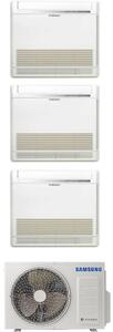 Samsung Climatizzatore Console Trial Split 9000+9000+12000 btu Condizionatore con Pompa di Calore Classe A++/A+ Comandi Wireless inclusi (Unit int