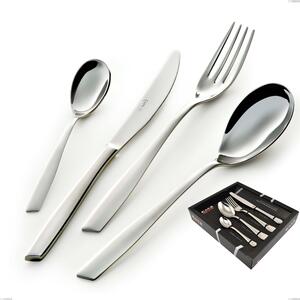 Servizio Posate ELEVEN 24 pezzi acciaio inox 18.10 AISI304 2.5 mm in Confezione Vetrina