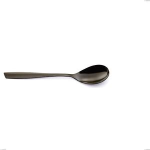 Cucchiaio tavola Eleven Acciaio inox 18/10 PVD Black Eleven lunghezza 220 mm spessore 2,5 mm nero