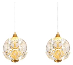 Globo 16047-4H - Lampadario LED su cavo VIRINA LED/32W/230V 3000K dorato