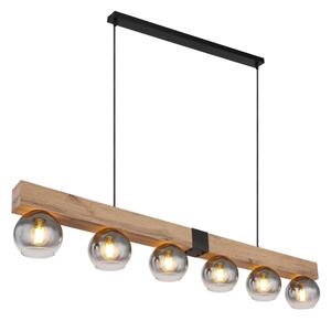 Globo 15656-6H - Lampadario sospeso con cavo MOITAS 6xE27/40W/230V