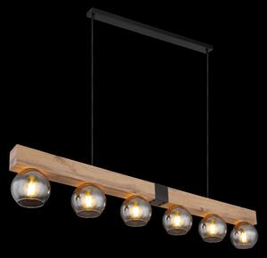 Globo 15656-6H - Lampadario sospeso con cavo MOITAS 6xE27/40W/230V