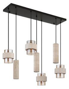 Globo 16090-7H - Lampadario a sospensione con cavo DAREN 4xE27/40W/230V + 3xGU10/10W