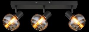 Globo 54309-3B - Faretto da soffitto TOKKI 3xE14/40W/230V nero