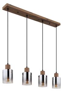 Globo 15915-4H - Lampadario su cavo UNDERWOOD 4xE27/40W/230V