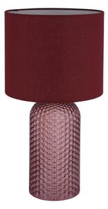 Globo 21735R - Lampada da tavolo SOFIE 1xE27/60W/230V rossa