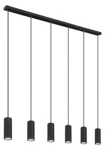 Globo 57911-6HB - Lampadario a sospensione su cavo ROBBY 6xGU10/35W/230V