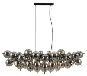 Globo 15633H1S - Lampadario sospeso su cavo UDO 6xE14/25W/230V nero
