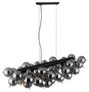 Globo 15633H1S - Lampadario sospeso su cavo UDO 6xE14/25W/230V nero