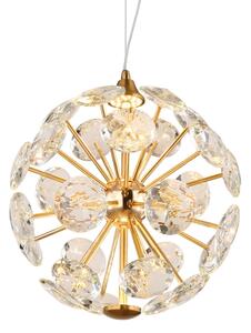 Globo 16047H - Lampadario LED a sospensione su cavo VIRINA LED/12W/230V 3000K dorato