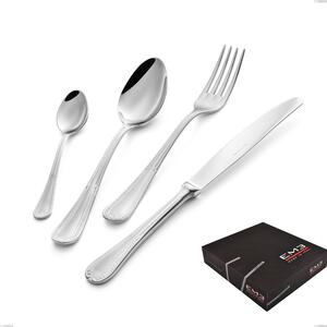 Set di posate 75 pezzi Firenze in confezione regalo, Acciaio inox 18.10 (Aisi304) , spessore 2.5 mm
