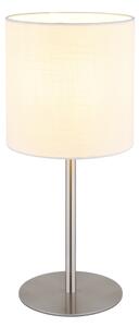 Globo 21440W - Lampada da tavolo BENSON 1xE27/40W/230V bianca