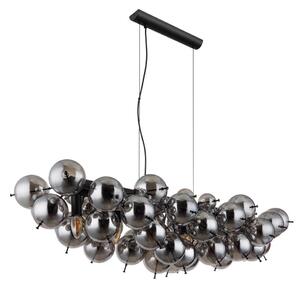 Globo 15633H1S - Lampadario sospeso su cavo UDO 6xE14/25W/230V nero