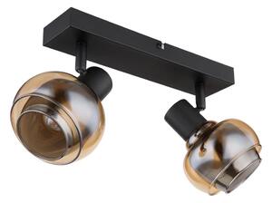 Globo 54309-2B - Faretto TOKKI 2xE14/40W/230V nero