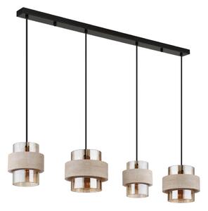 Globo 16090-4H - Lampadario a sospensione su cavo DAREN 4xE27/40W/230V