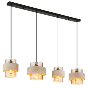 Globo 16090-4H - Lampadario a sospensione su cavo DAREN 4xE27/40W/230V