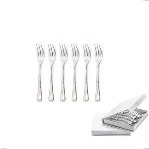 Confezione a libro 6 pezzi forchette dolce Firenze, Acciaio inox 18.10 (Aisi304) , spessore 2.5 mm