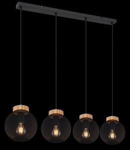 Globo 15663-4H - Lampadario sospeso a cavo PABLO 4xE27/40W/230V