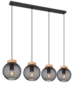 Globo 15663-4H - Lampadario sospeso a cavo PABLO 4xE27/40W/230V