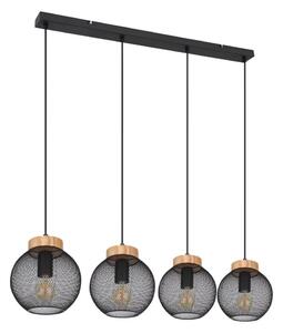 Globo 15663-4H - Lampadario sospeso a cavo PABLO 4xE27/40W/230V