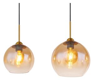 Globo 15788-4H - Lampadario sospeso su cavo JAMESSA 4xE27/60W/230V ottone