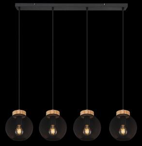 Globo 15663-4H - Lampadario sospeso a cavo PABLO 4xE27/40W/230V