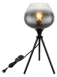 Globo 15548T1 - Lampada da tavolo MAXY 1xE27/40W/230V nera