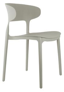 Sedia da pranzo grigia in plastica Fain – Leitmotiv