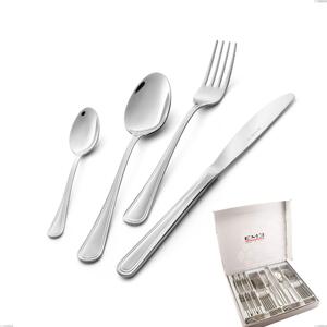 Cofanetto 24 pezzi coltello economico Galles, Acciaio inox 18/10 (aisi 304), spessore 2.00 mm