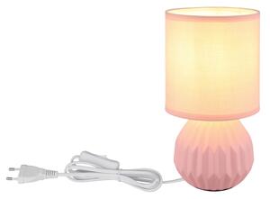 Globo 21730P - Lampada da tavolo SYLAS 1xE14/40W/230V rosa