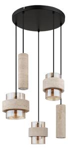 Globo 16090-5H - Lampadario a sospensione con cavo DAREN 3xE27/40W/230V + 2xGU10/10W
