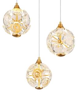 Globo 16047-3H - Lampadario LED su cavo VIRINA LED/24W/230V 3000K dorato