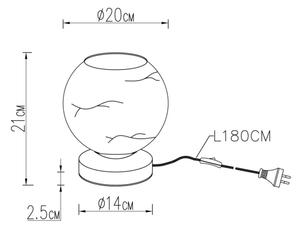 Globo 15999MT - Lampada da tavolo RAGUSA 1xE27/60W/230V