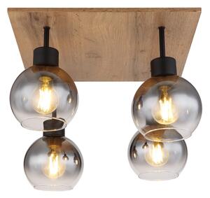 Globo 15656-4D - Lampadario a plafone MOITAS 4xE27/40W/230V