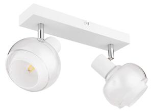 Globo 54309-2W - Faretto TOKKI 2xE14/40W/230V bianco