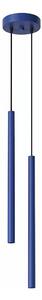 Sollux SL.2126 - Lampadario su cavo PASTELO 2xG9/8W/230V blu