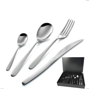 Servizio di posate 24 pezzi in astuccio di legno Griffe, Acciaio inox 18.10 (AISI304) , spessore 3.0 mm